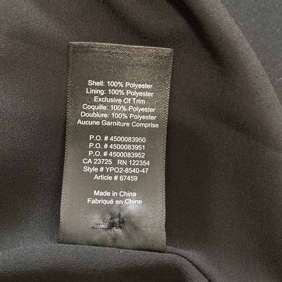 NWOT Aritzia Sunday Best Ruffle Elegant Black Long Sleeve Mini Dress Siz… - Picture 11 of 14